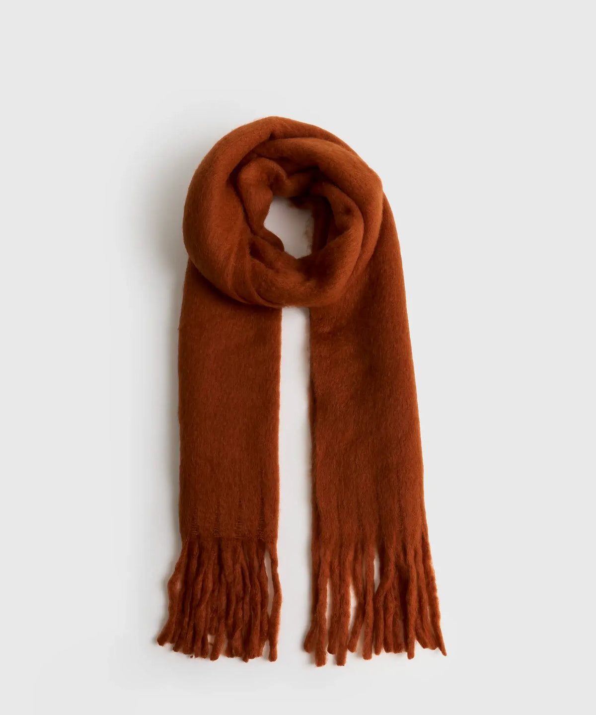 Bufanda Maxi Con Flecos