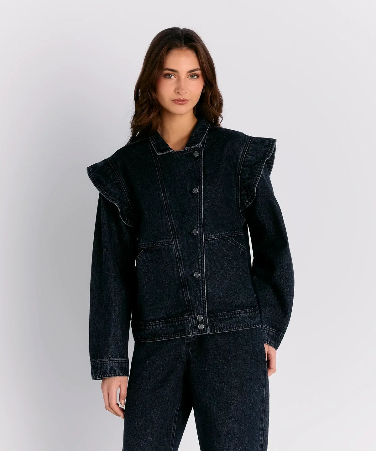 Chaqueta Doble Uso Denim
