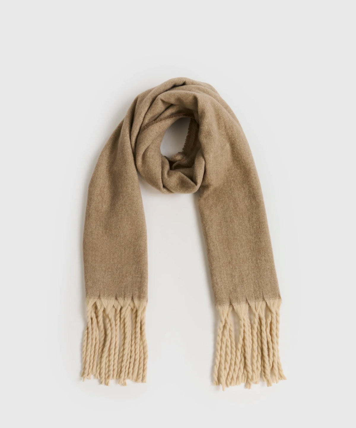 Maxi Bufanda Bicolor Flecos Alto Invierno