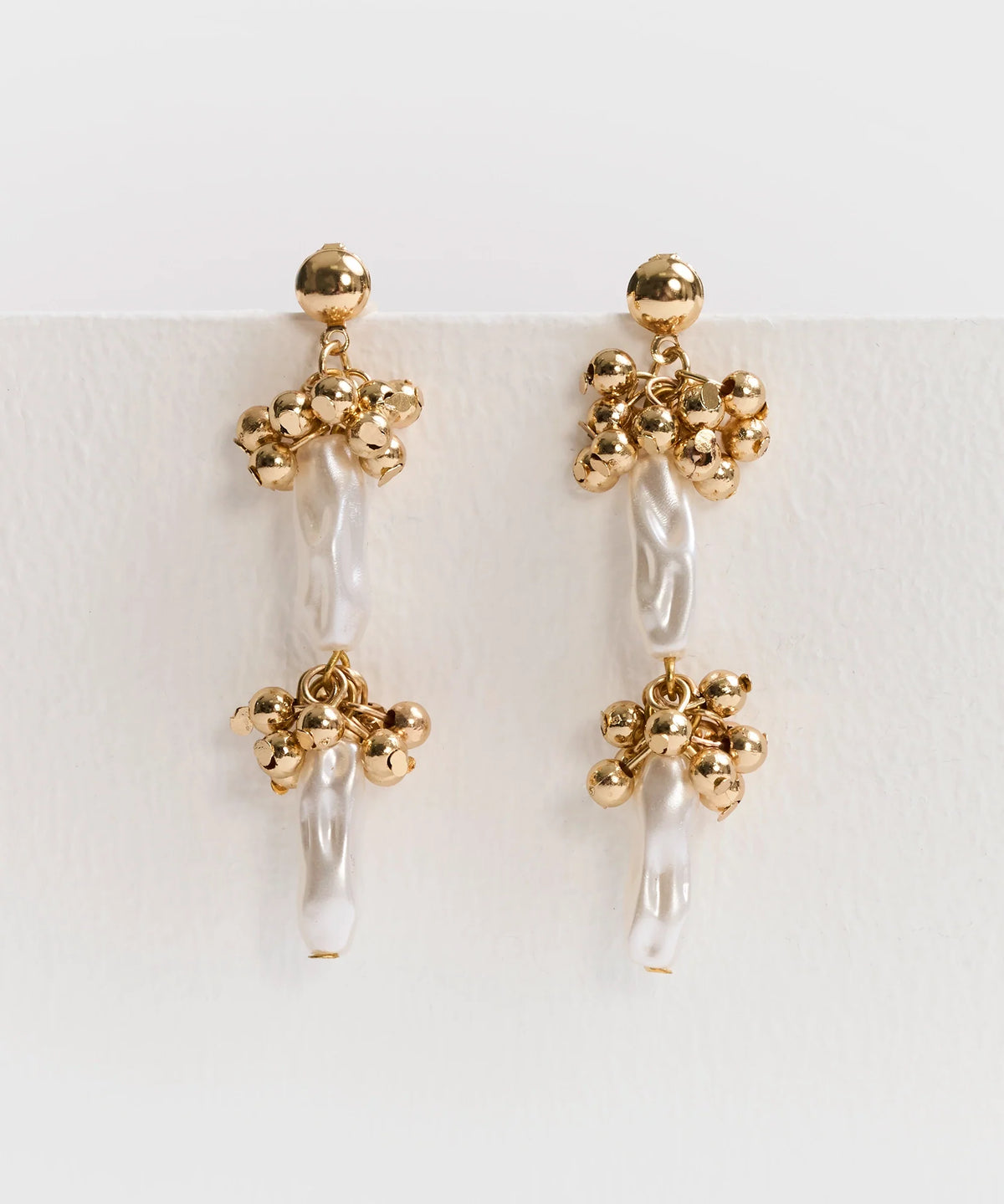 Aros Con Mostacillas Colgantes