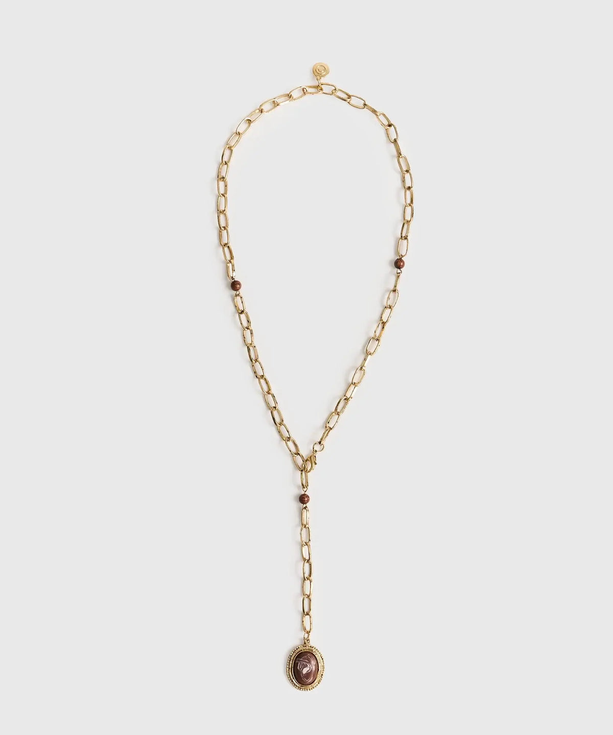 Collar Charm De Piedra