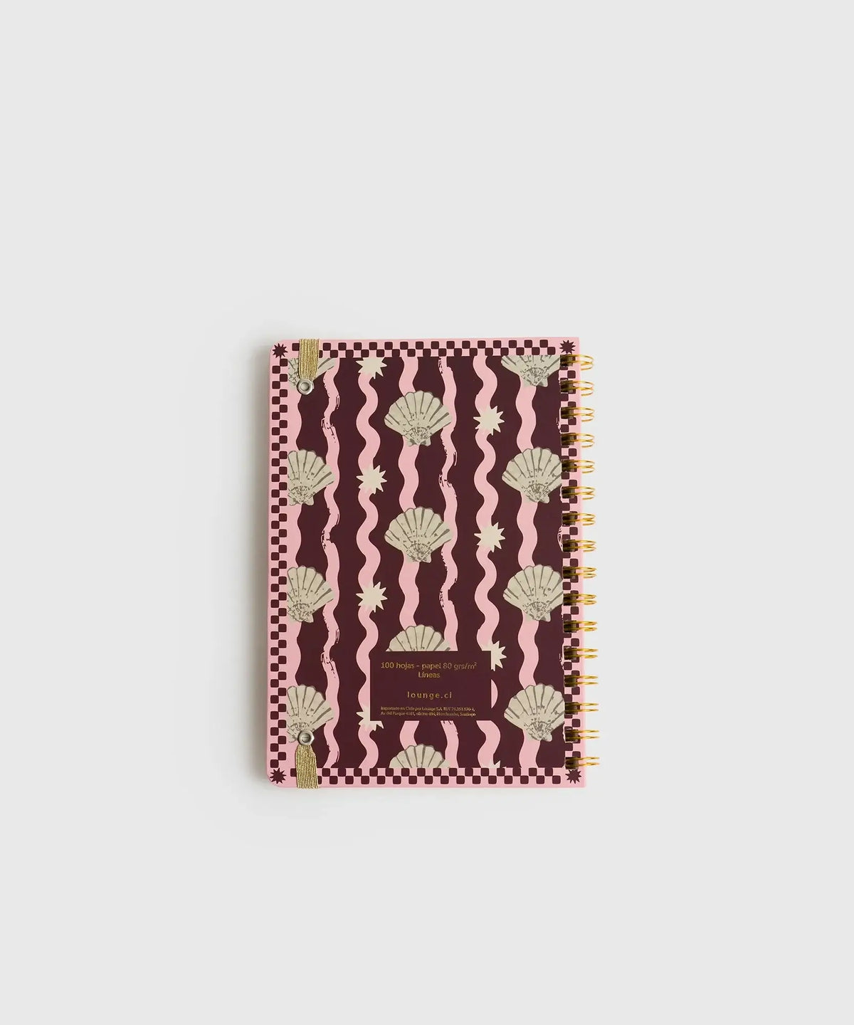Cuaderno Almejas Líneas