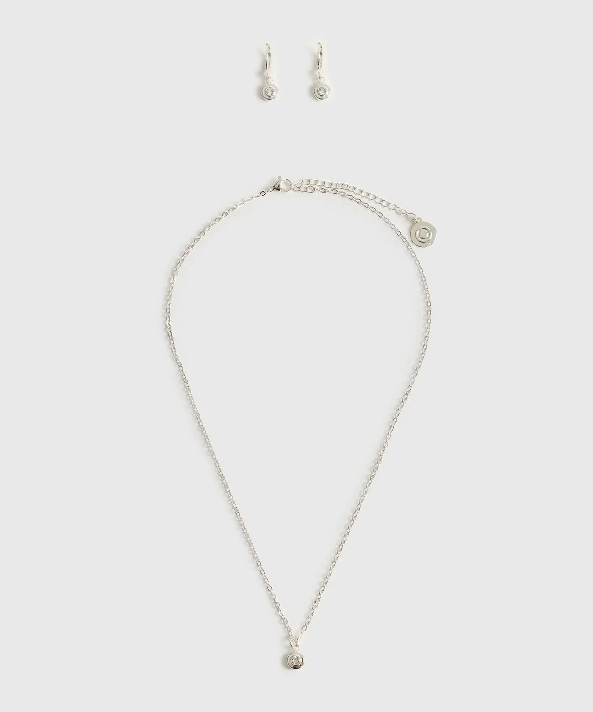 Set Collar Y Aros Punto De Luz