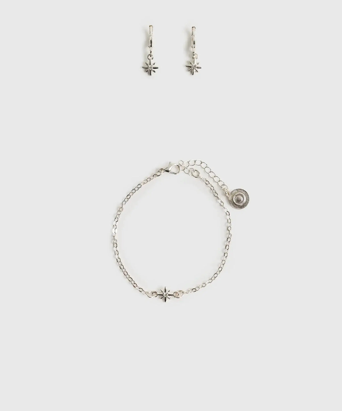Set Pulsera Y Aros Estrella