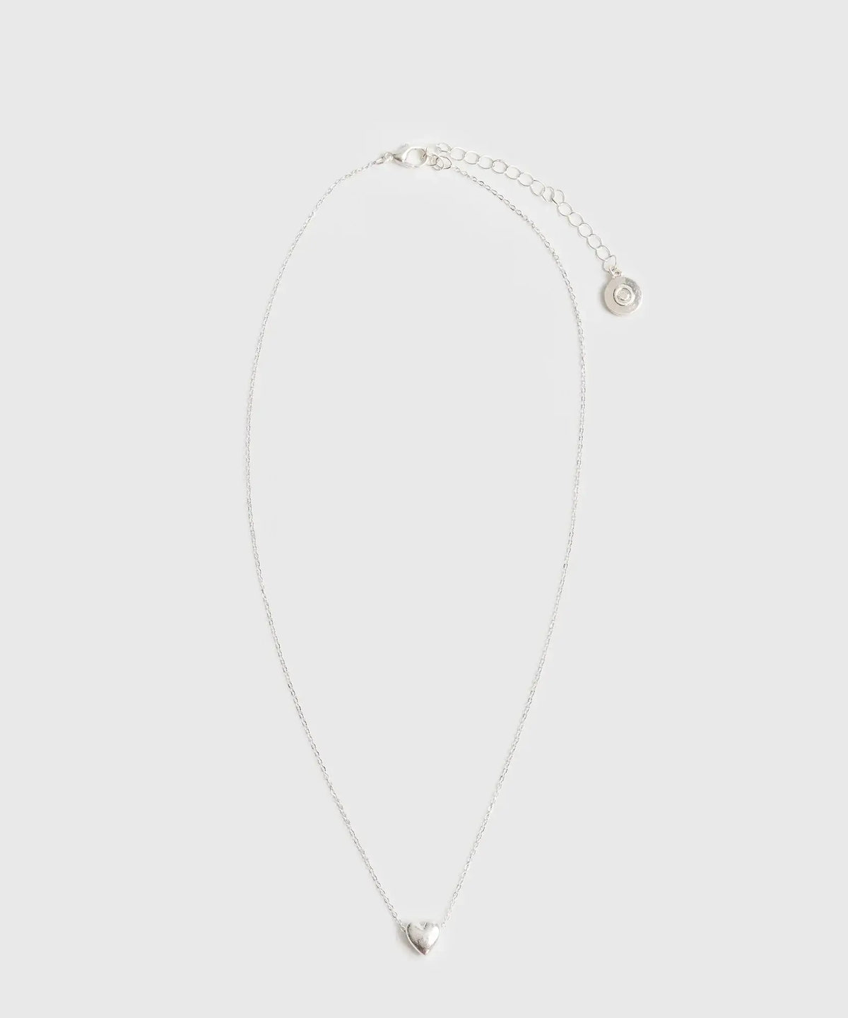 Collar Corazón de cadena delgada con charm en forma de corazón de la marca Lounge.
