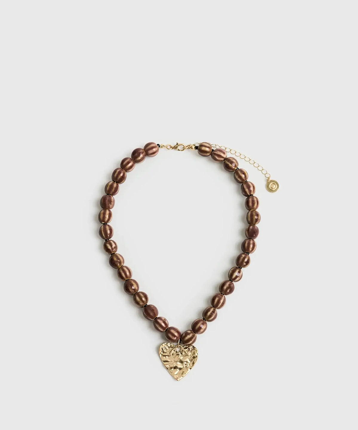 Collar Charm Street de piedra con colgante metálico de la marca Lounge.