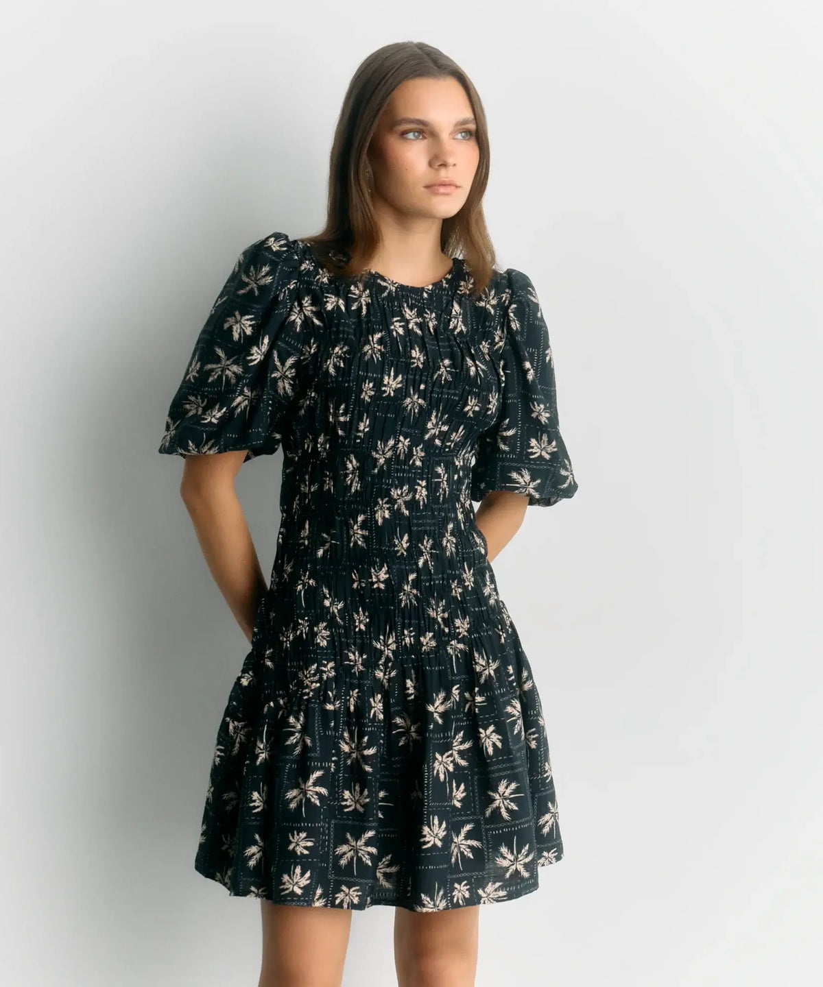 Vestido Corto Paradiso Palmeras