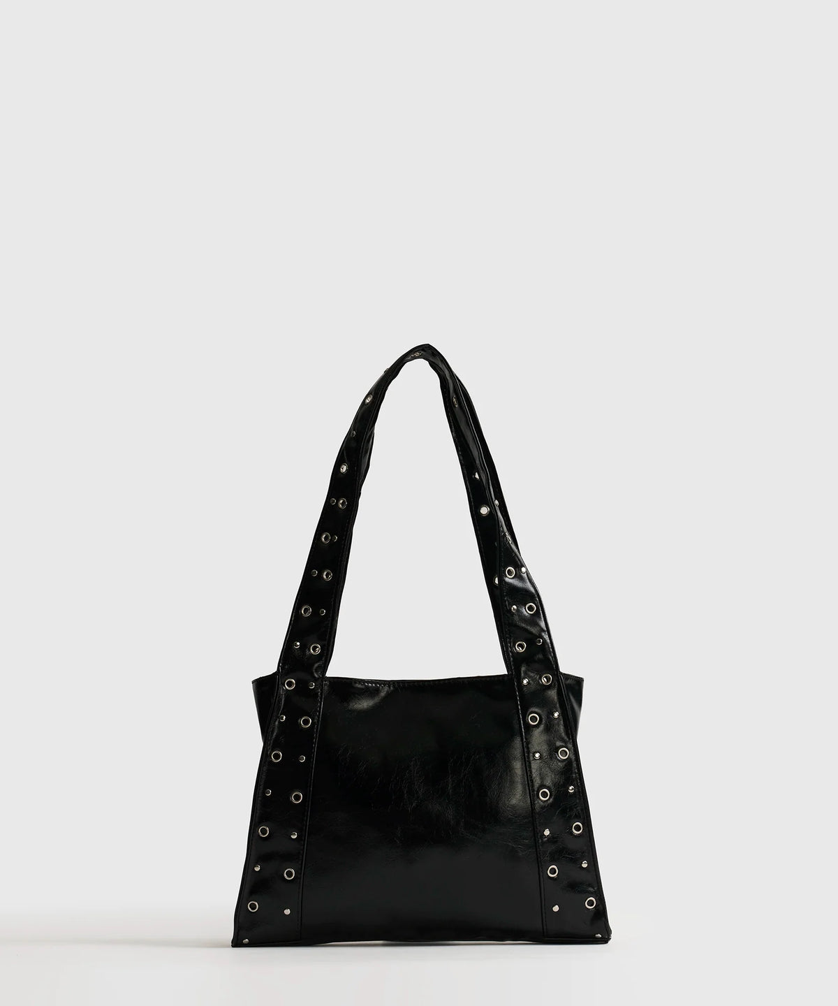 Cartera De Hombro Charol Eyelets