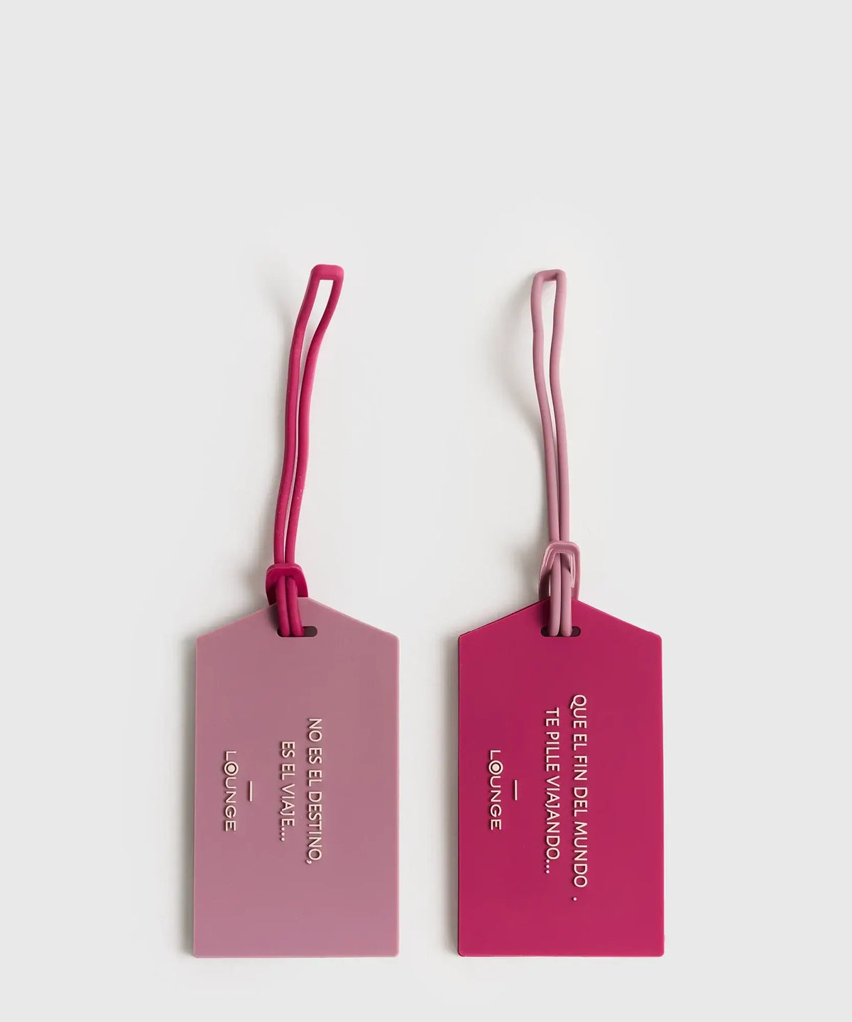 Set Etiquetas Para Maleta Travel Tag de Lounge, etiquetas de identificación para maletas en colores vibrantes.