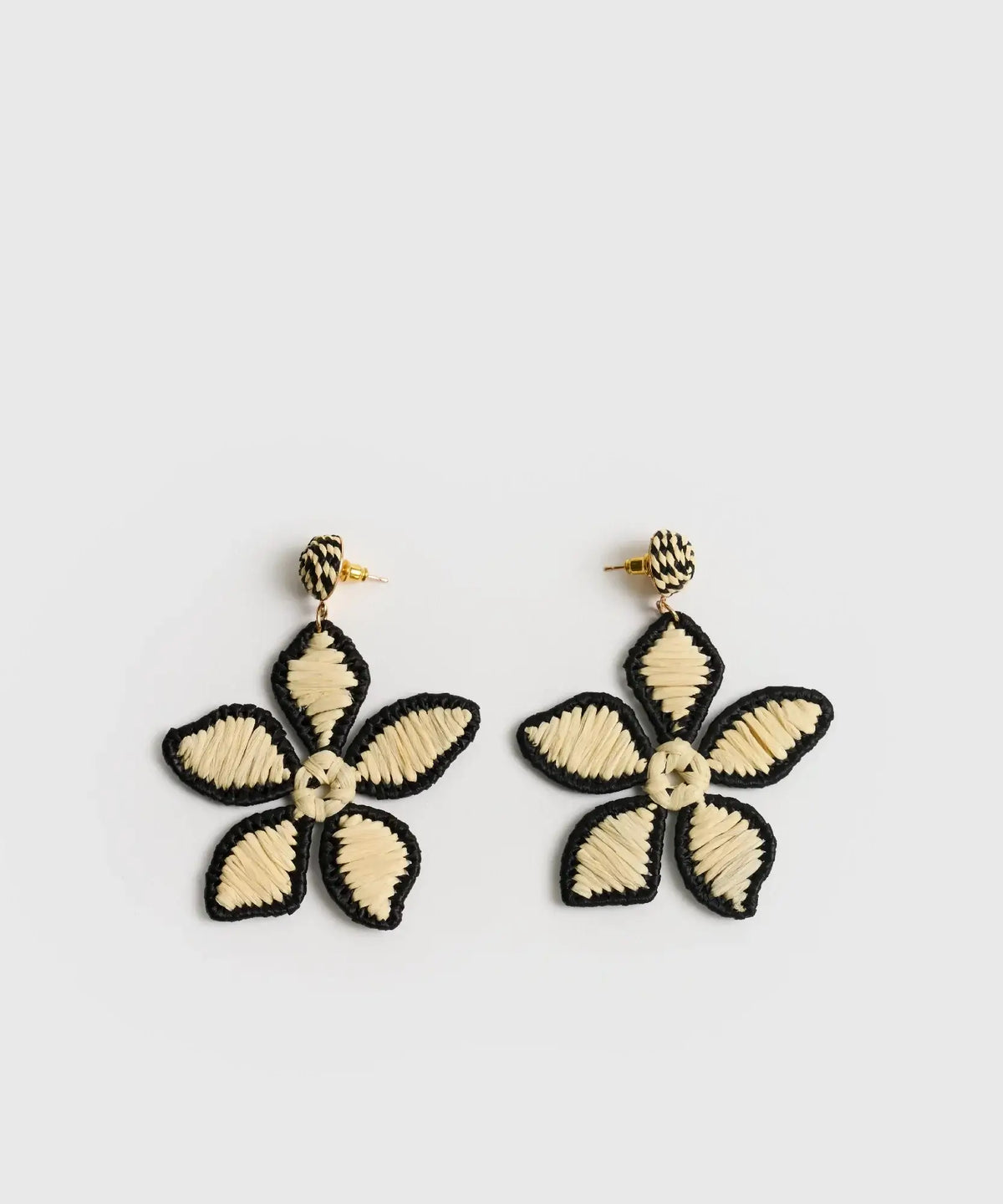 Aros Rafia Flor Paradiso