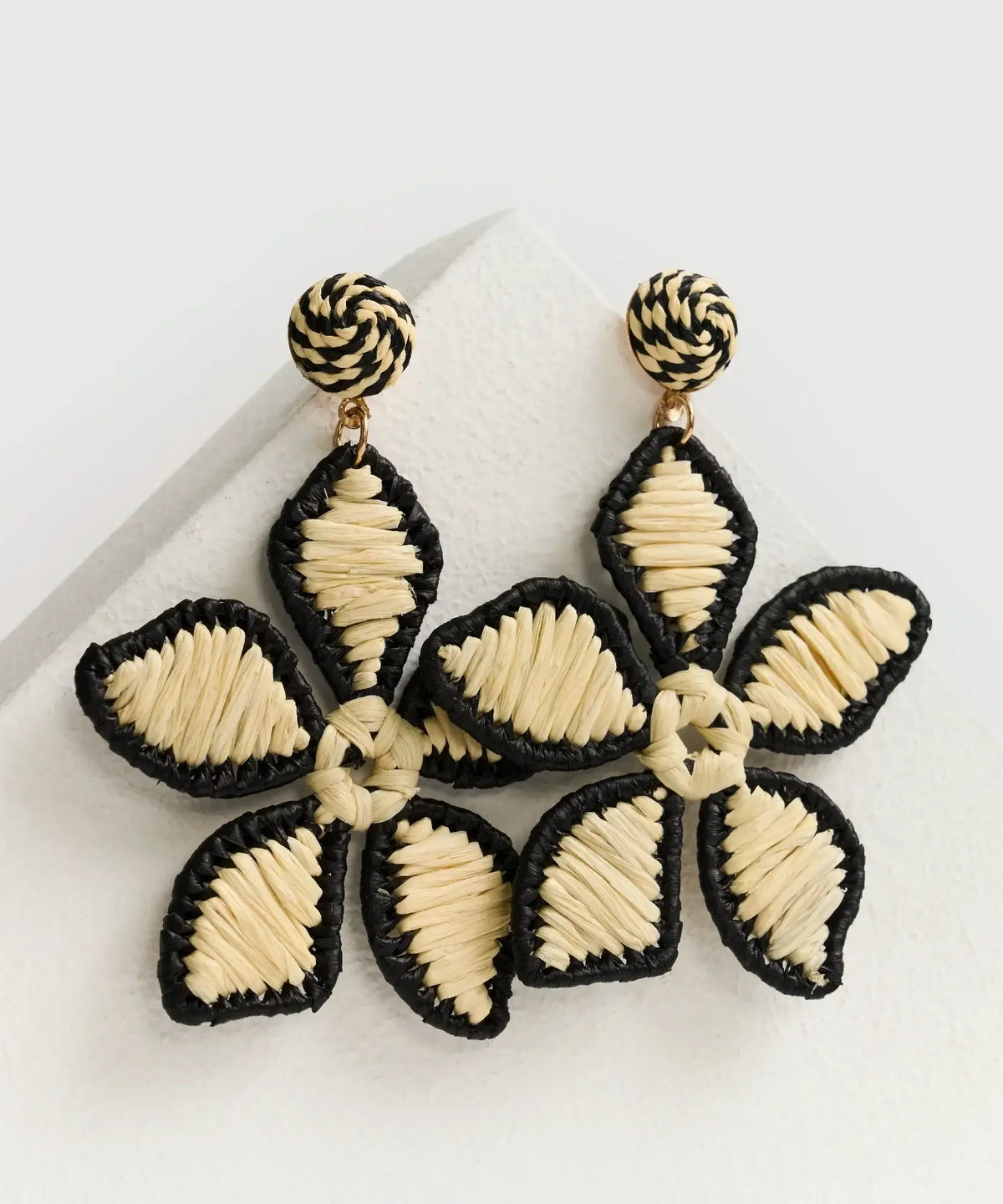 Aros Rafia Flor Paradiso