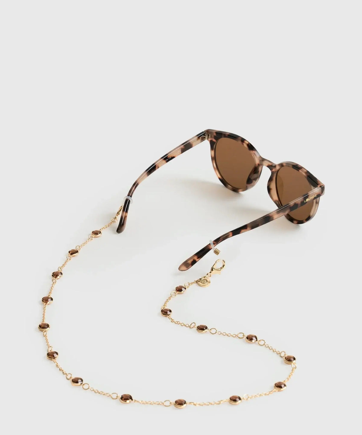 Strap Sujetador Lentes Piedras Circulares