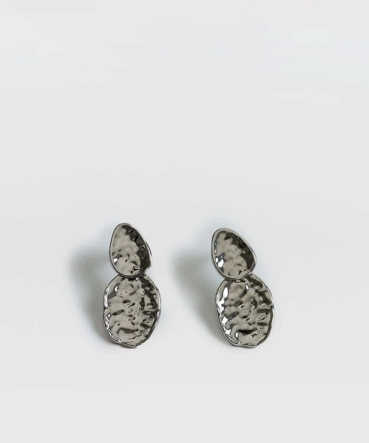 Aros Óvalos Machacados Boho