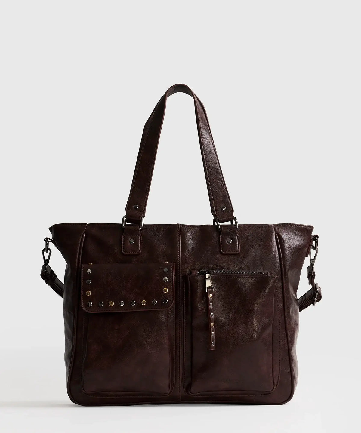 Cartera Notebook Bolsillos Tachas