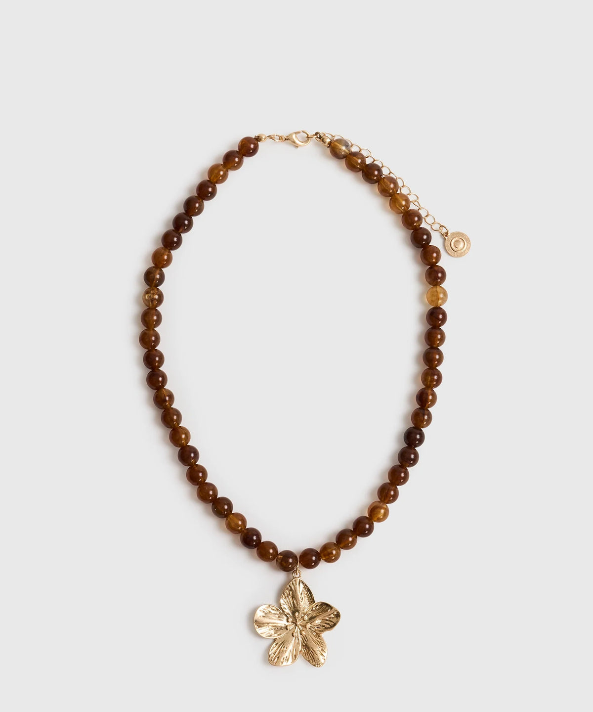 Collar Borlas Marmoladas Charm Flor
