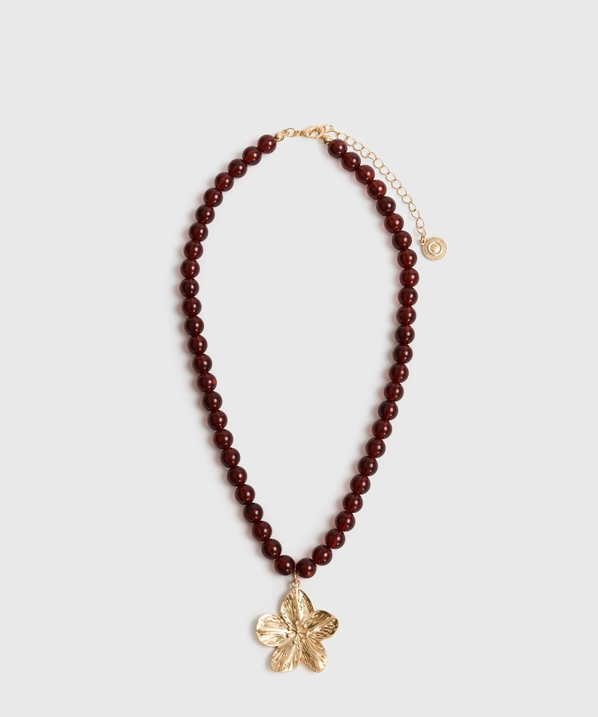 Collar Borlas Marmoladas Charm Flor