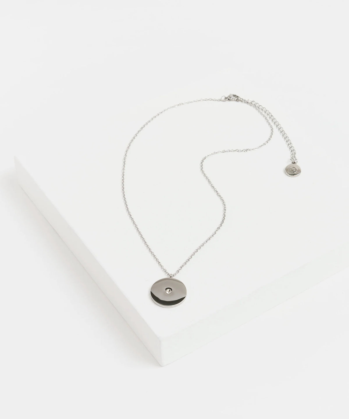 Collar Charm Redondo Punto De Luz Woman
