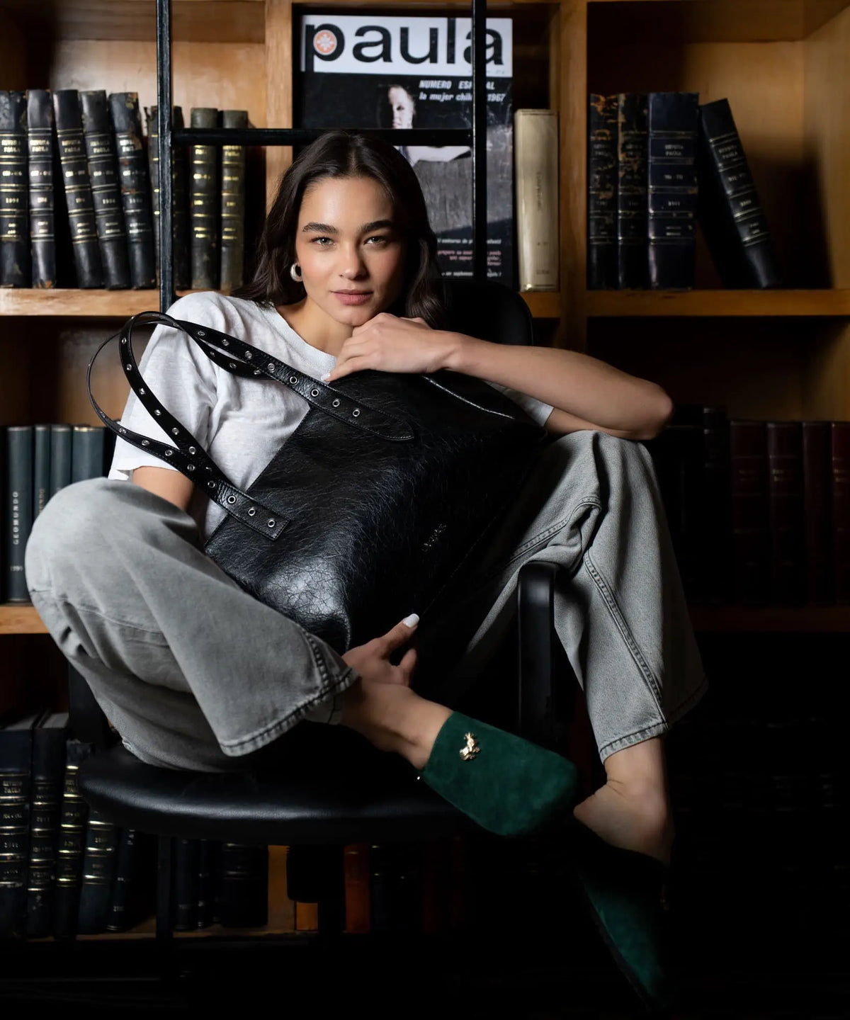 Cartera Tote Ojetillos Éclat