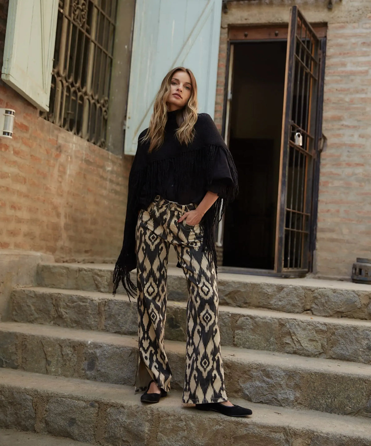 Pantalón Estampado Boho