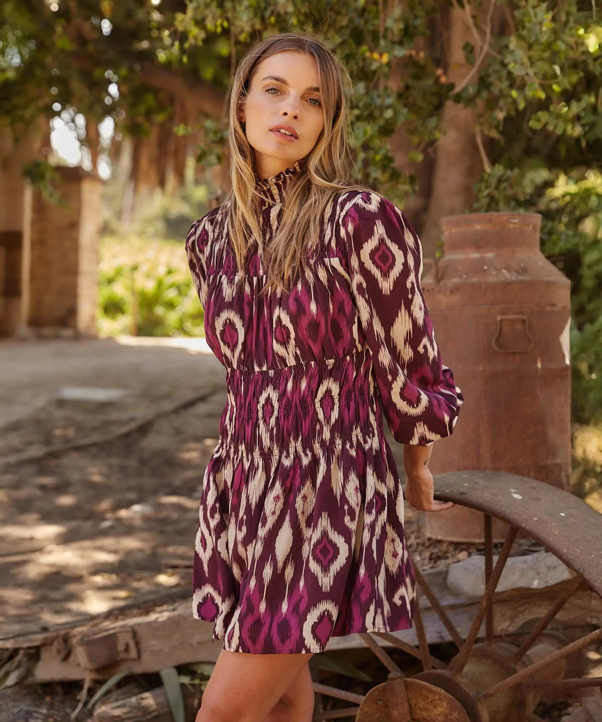 Vestido Panal De Abejas Boho