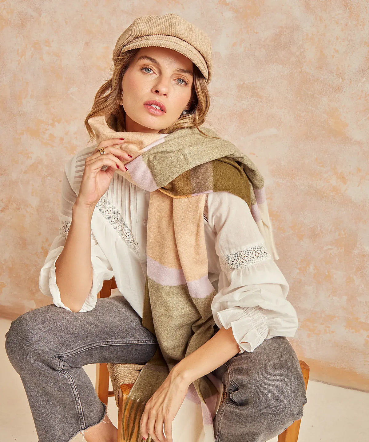 Maxi Bufanda Cuadros