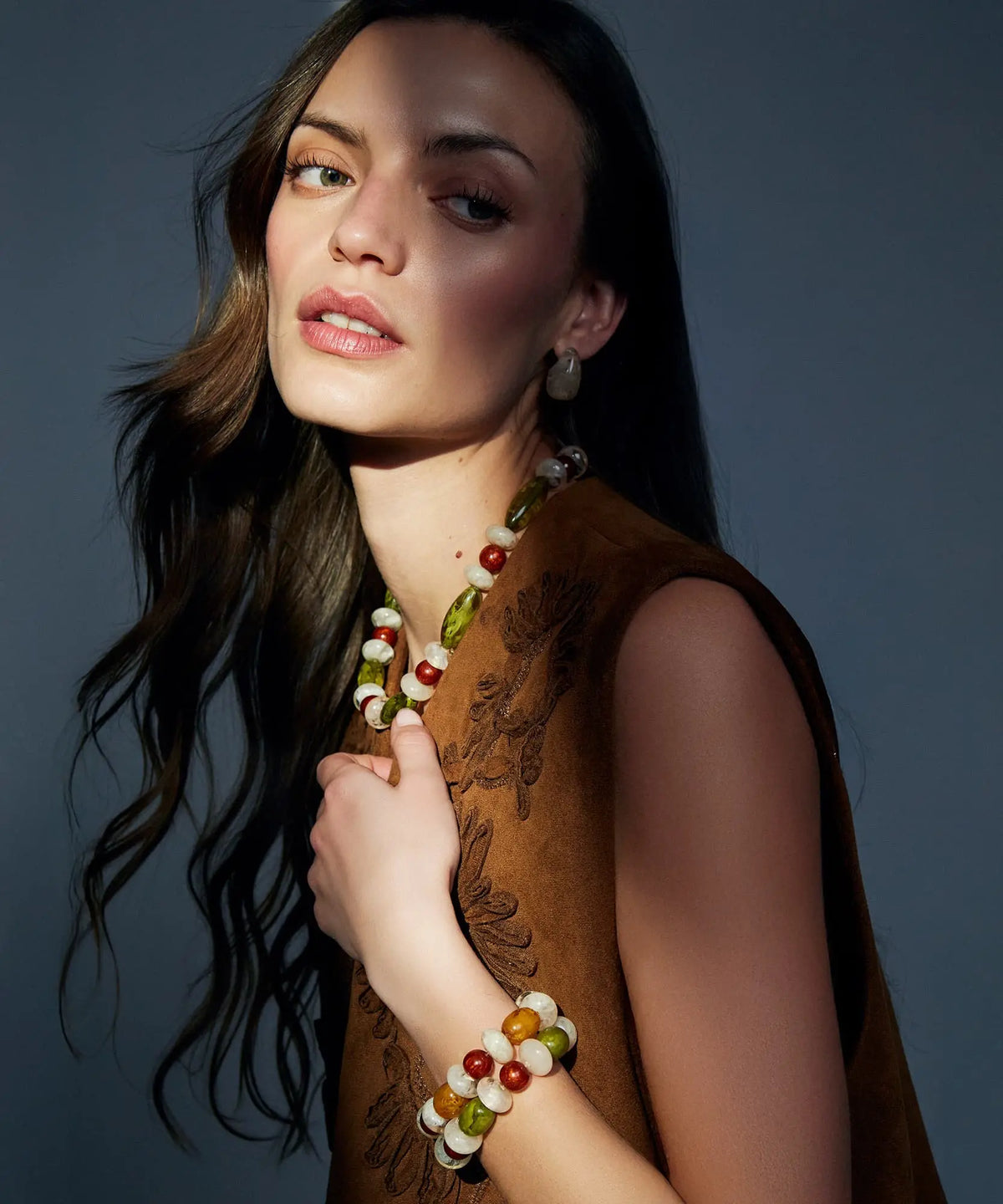 Collar Corto Piedras