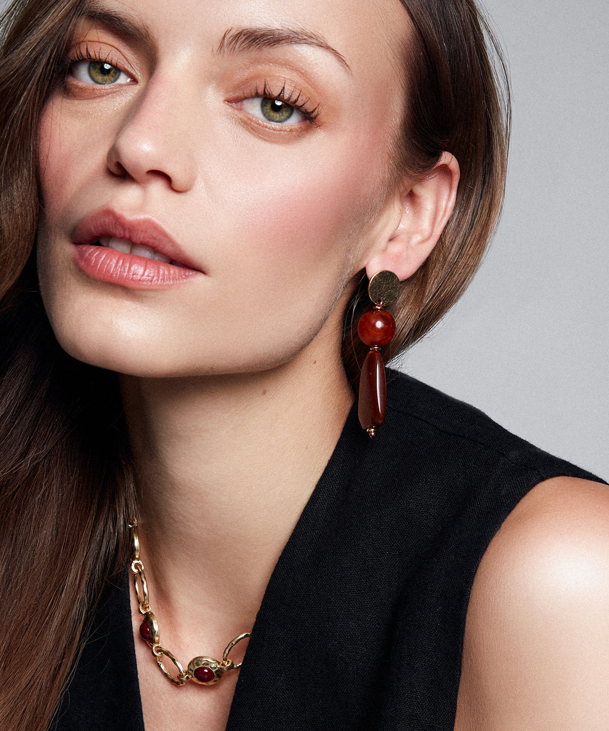 Aros Piedras Colgantes