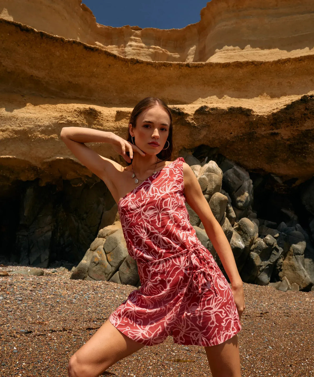 Blusa Beach People Nudo Un Hombro