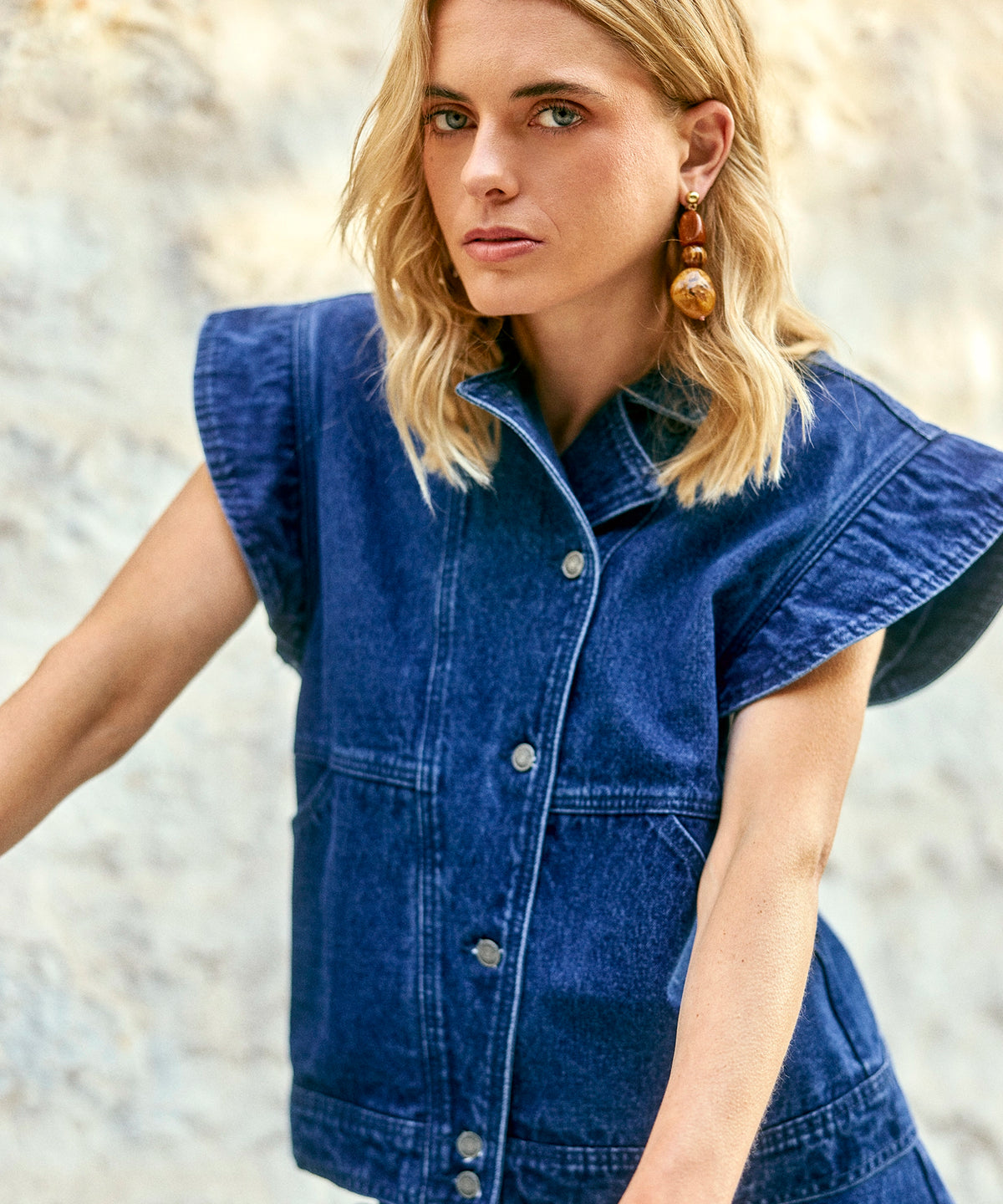 Chaqueta Doble Uso Denim