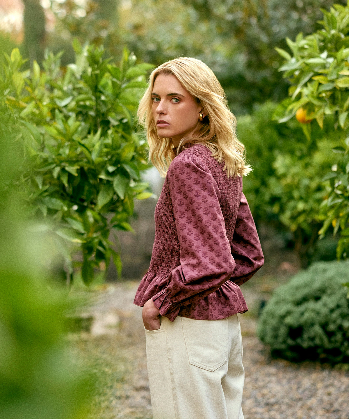 Blusa Panal Gardenia