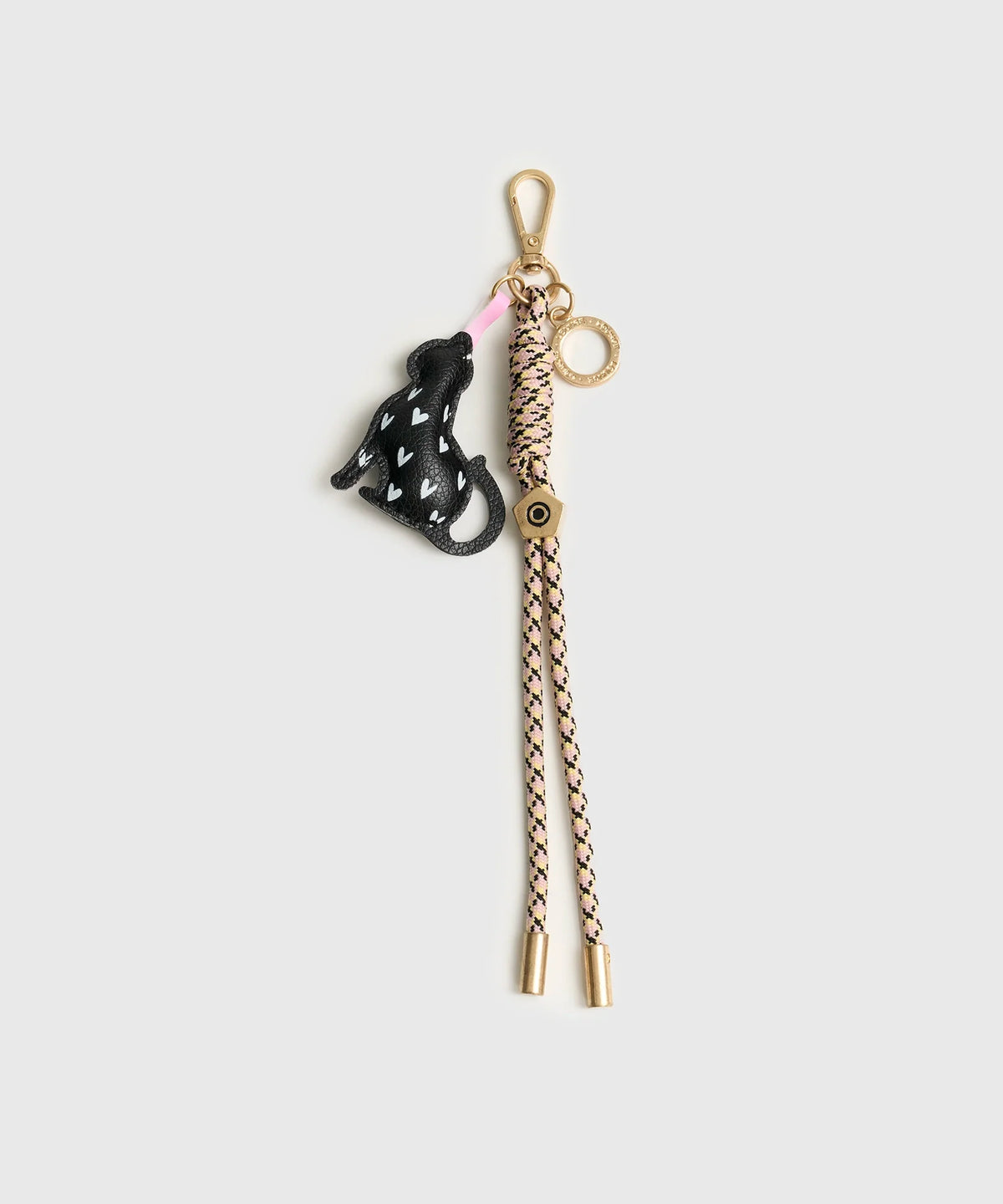 Llavero Charm Gato Corazones Craft