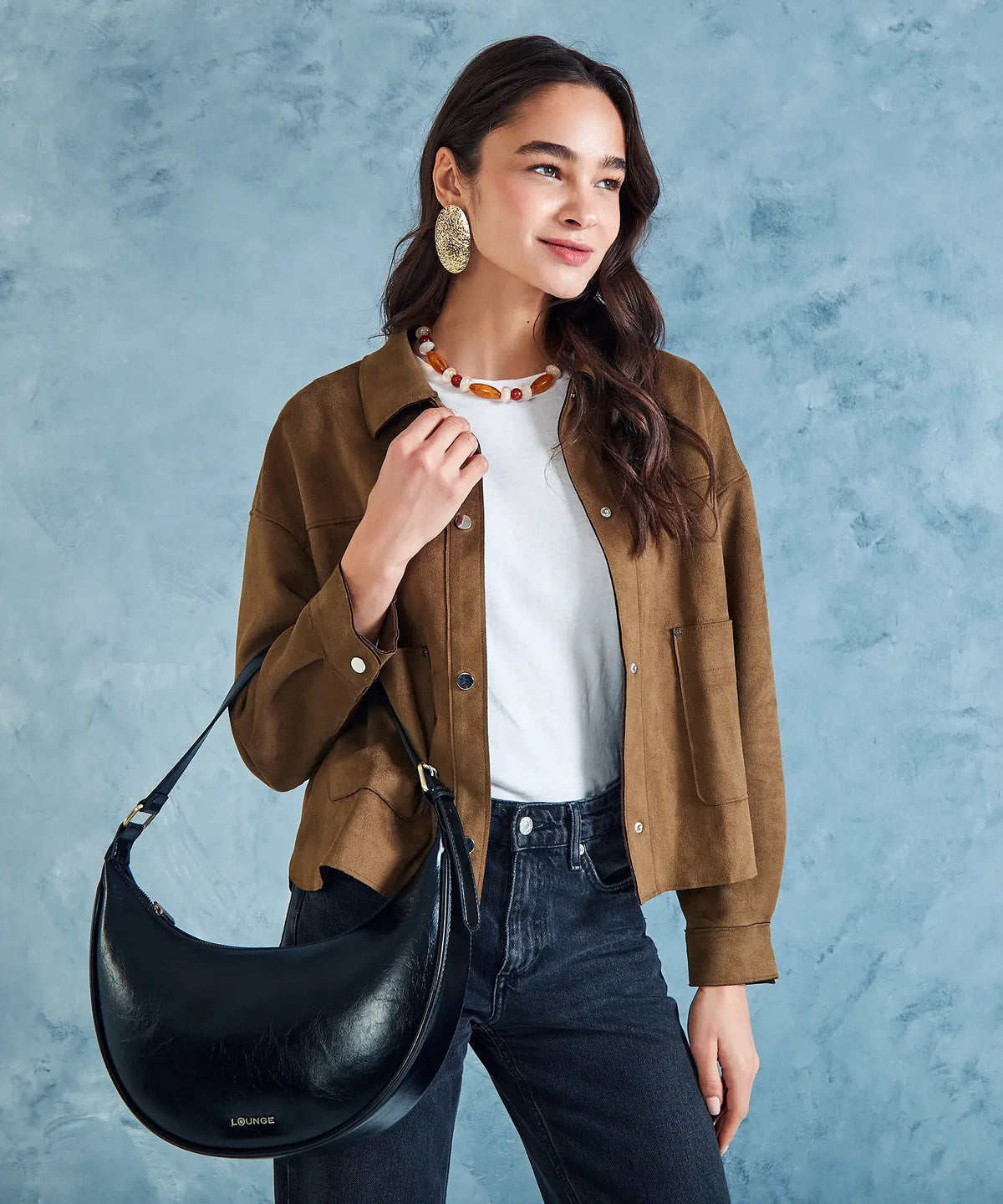 Cartera De Hombro Media Luna Éclat