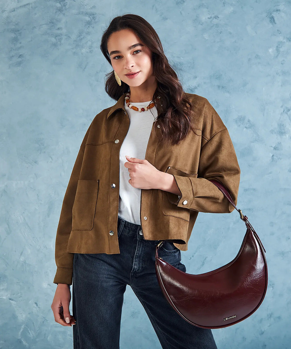 Cartera De Hombro Media Luna Éclat