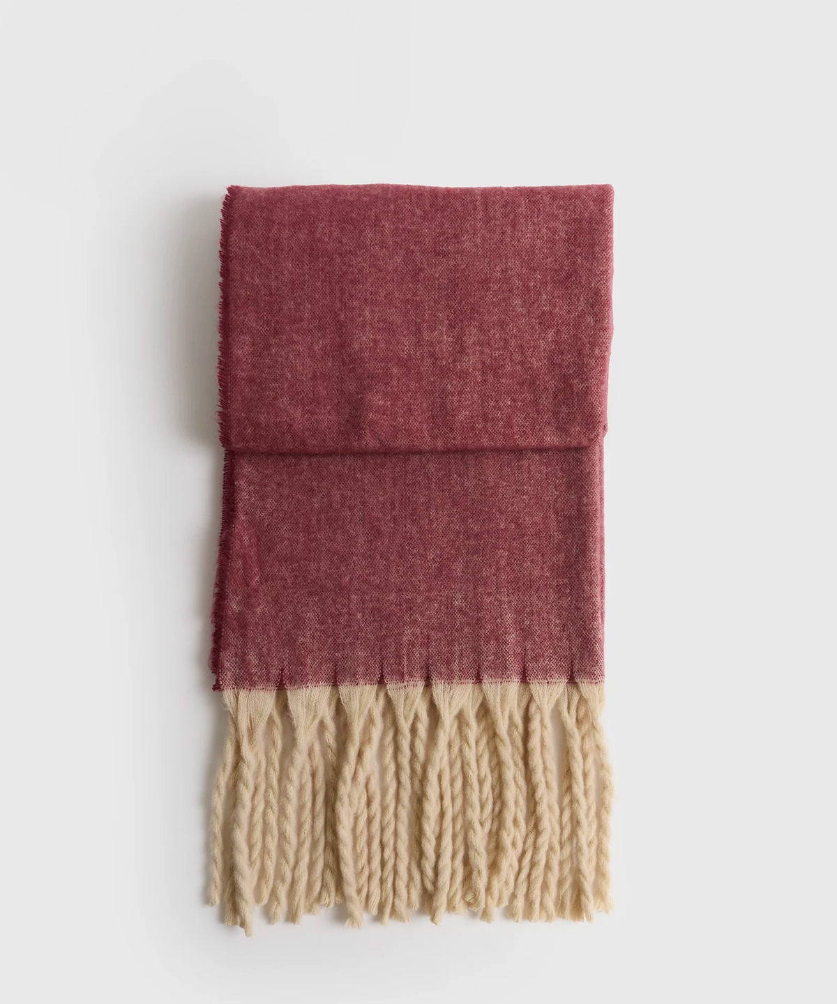 Maxi Bufanda Bicolor Flecos Alto Invierno