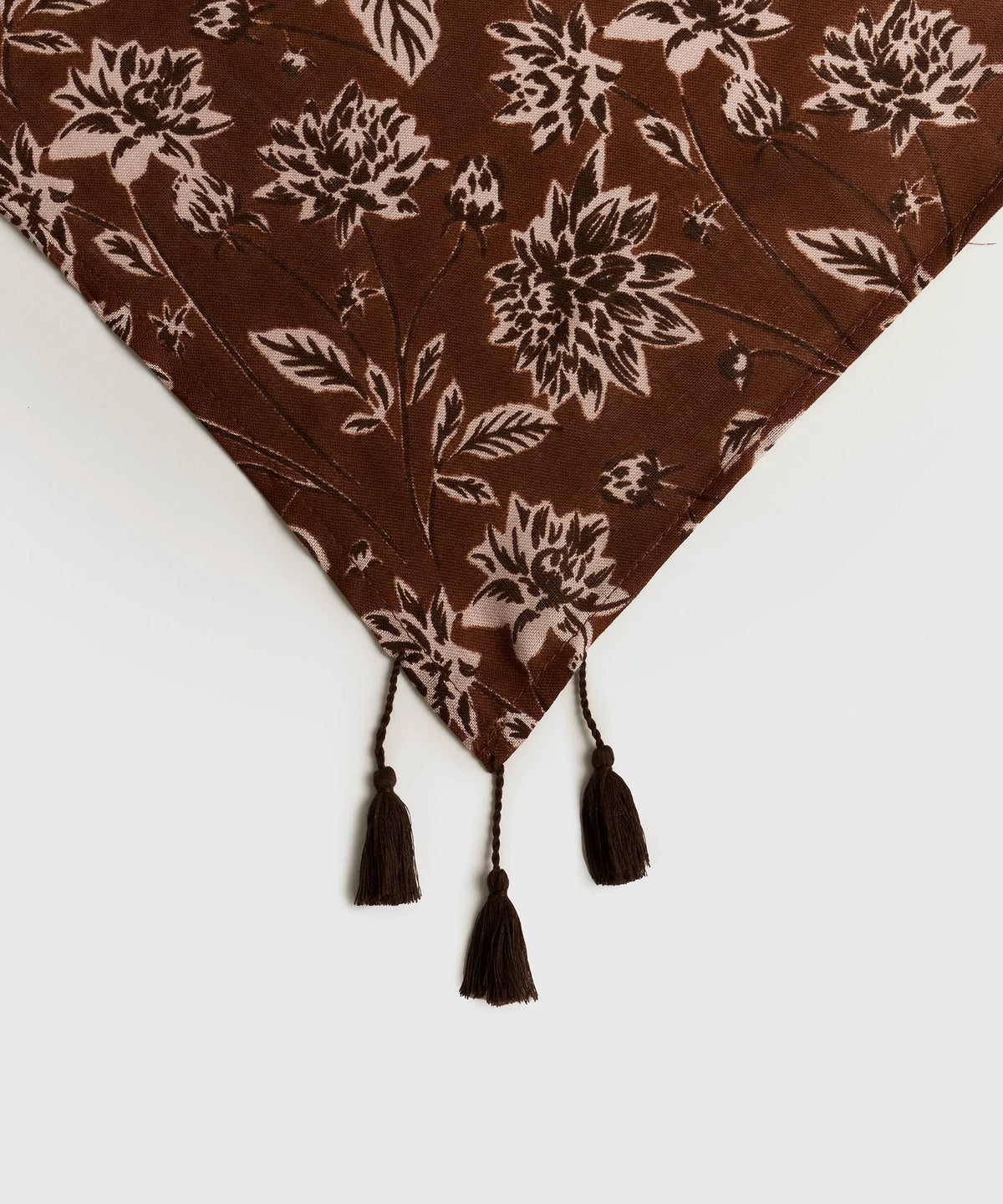 Pañuelo Triángulo Flores Boho