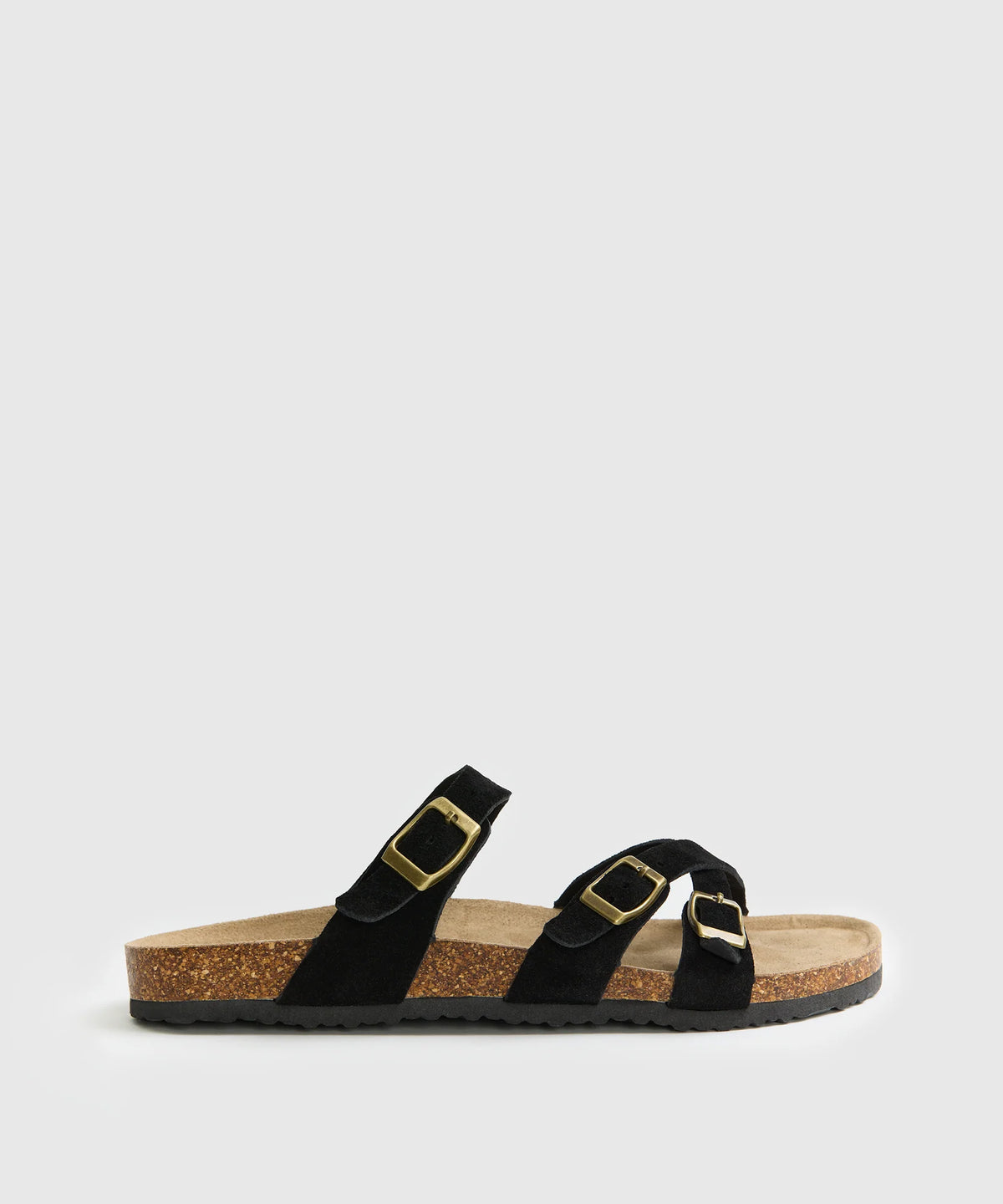 Sandalias Cruzadas Suede