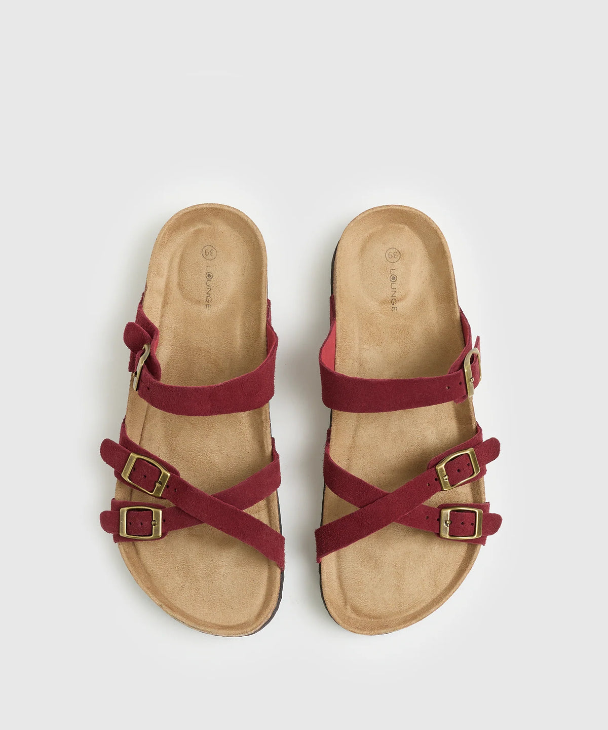 Sandalias Cruzadas Suede