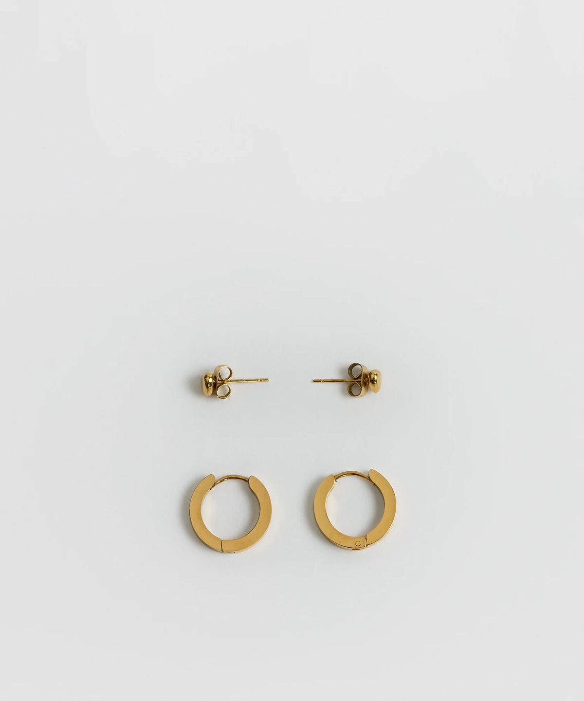 Set Aros Corazón Argolla Woman