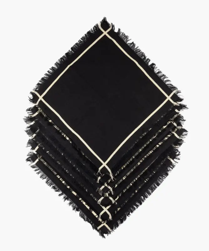 Set Servilletas Borde Líneas