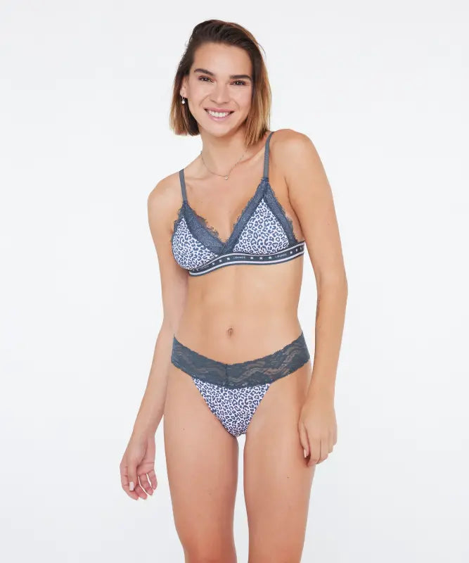 Bralette Dreamy Triángulo Y Encaje