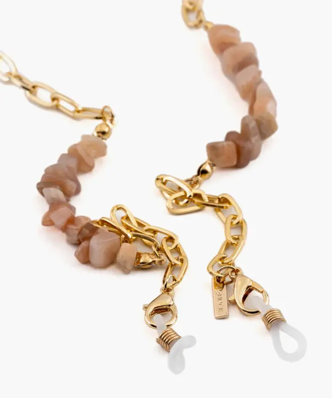 Strap Sujetador Lentes Cadena Y Piedras