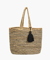 Bolso De Playa Yute Líneas