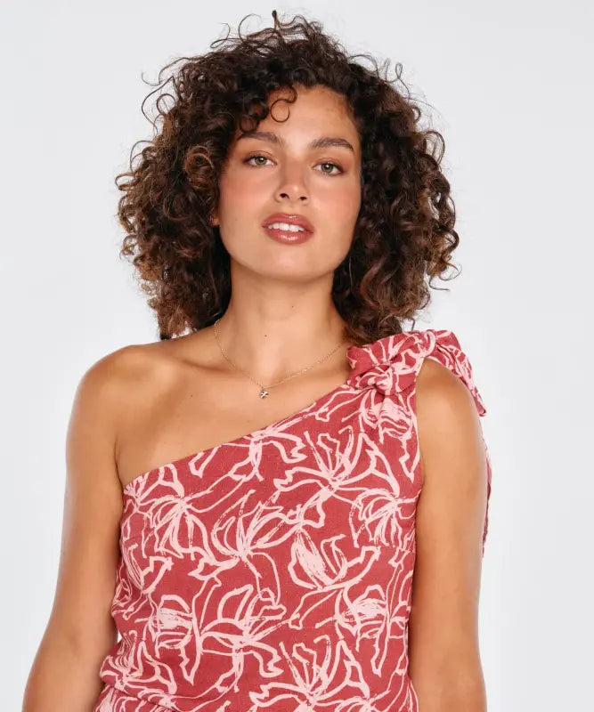 Blusa Beach People Nudo Un Hombro - Flower Dance / L