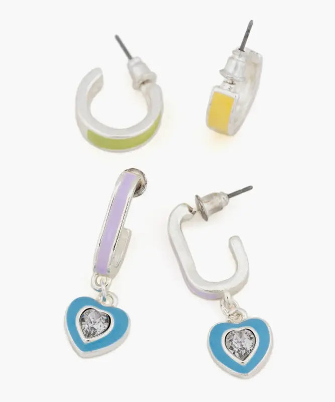 Set Aros Argollas Colores