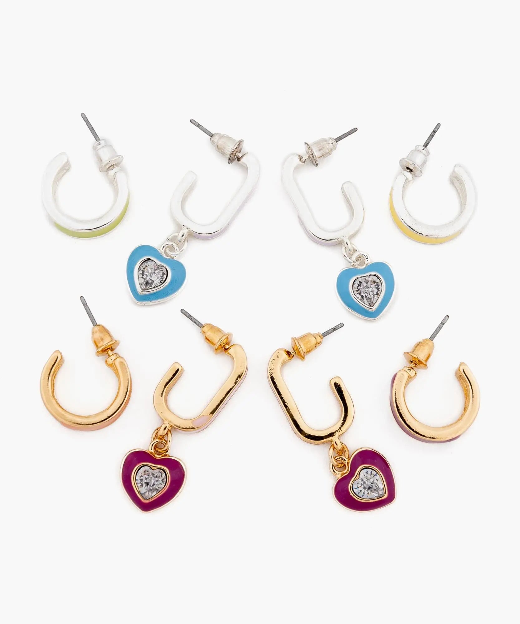 Set Aros Argollas Colores