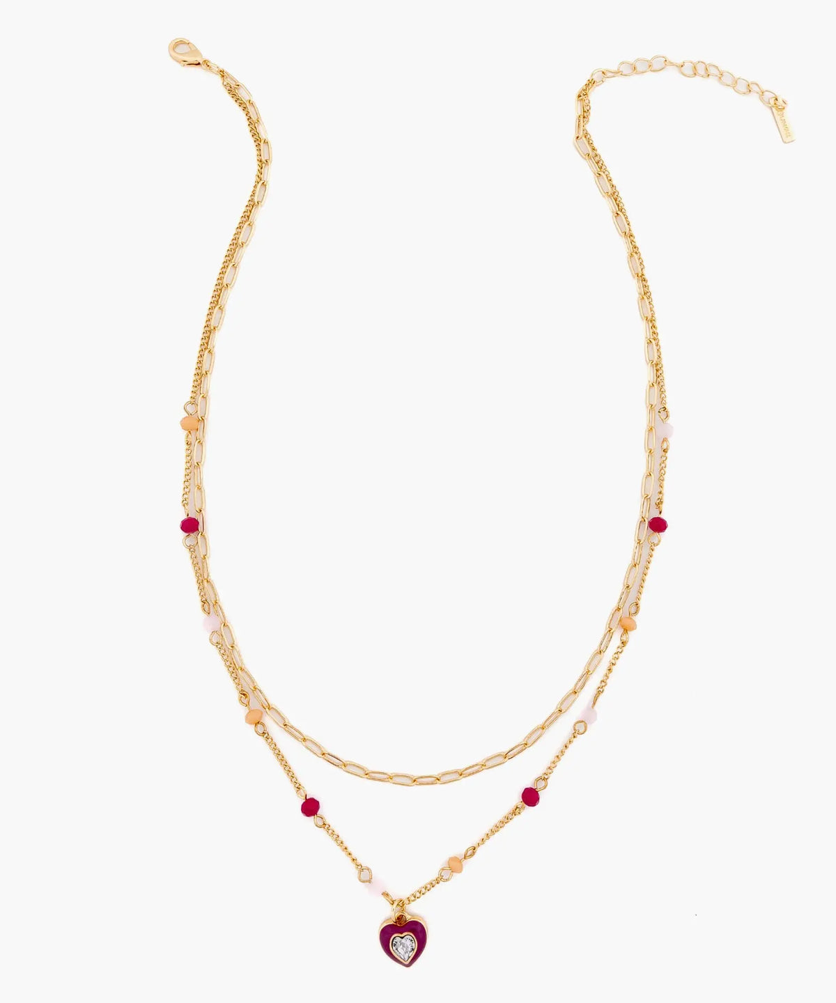 Collar Eslabones Y Colgantes