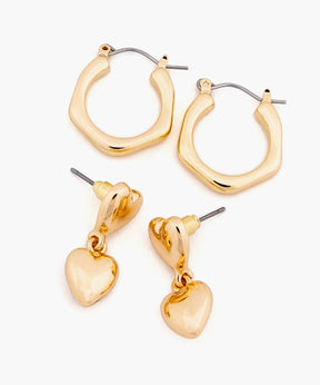 Set Aros Hexagonales Y Corazones