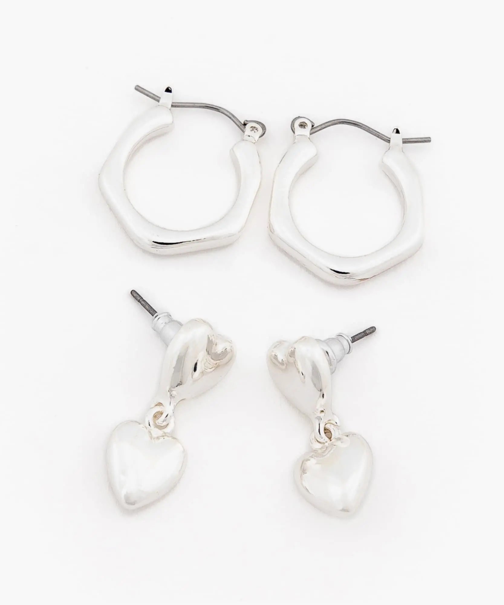 Set Aros Hexagonales Y Corazones