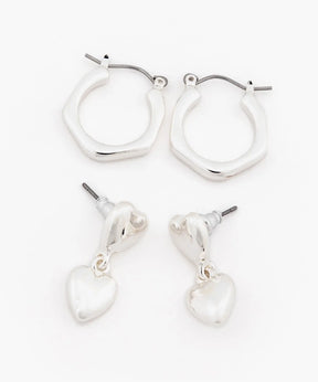 Set Aros Hexagonales Y Corazones