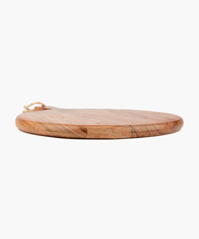 Tabla De Madera Boho Redonda